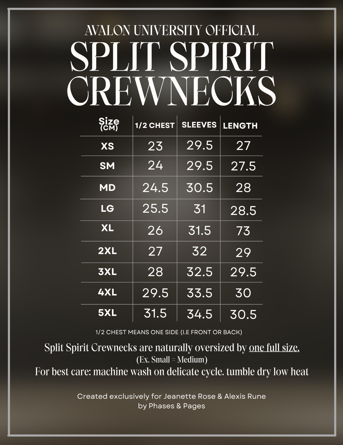 ✨RELEASE EVENT PREORDER EXCLUSIVE✨ Avalon University Split Spirit Crewnecks