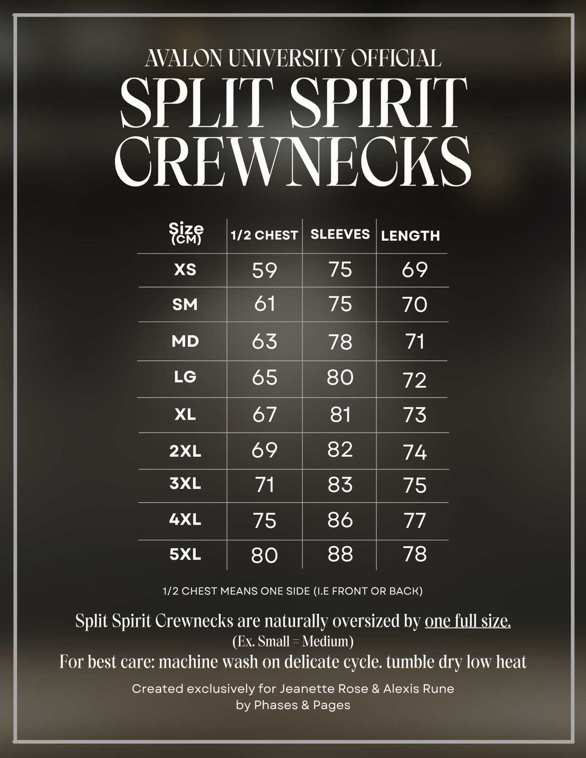 ✨RELEASE EVENT PREORDER EXCLUSIVE✨ Avalon University Split Spirit Crewnecks
